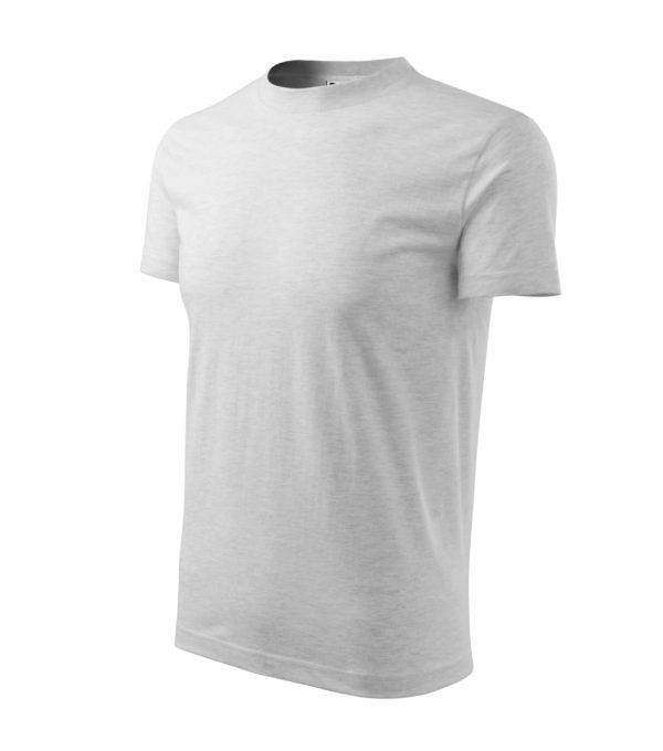 Koszulka unisex Heavy P022903F jasnoszary melanż