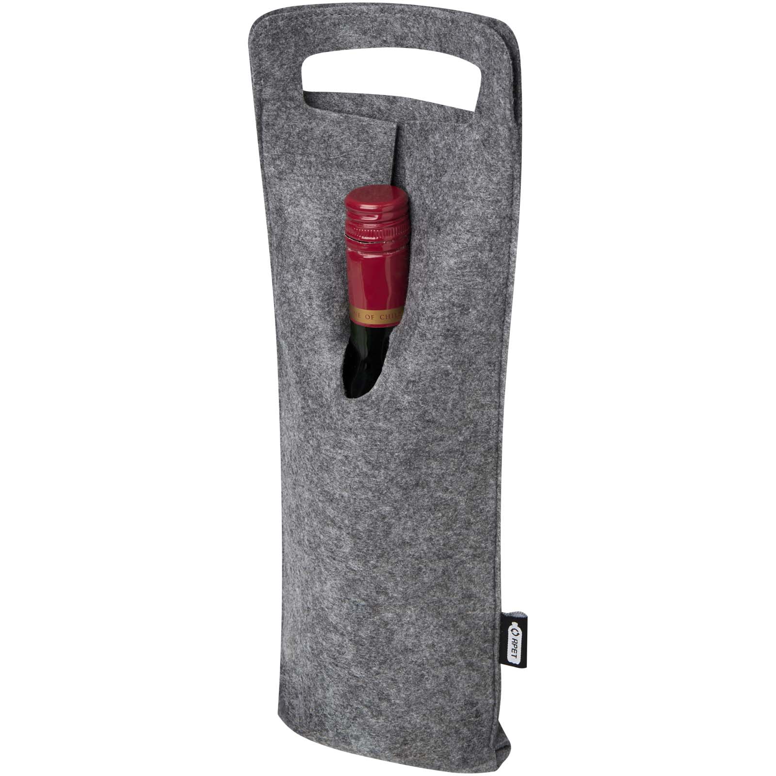 Felta filcowa torba na wino o pojemności 75 cl wykonana z materiałów z recyklingu z certyfikatem GRS P097904C PFC-12066582