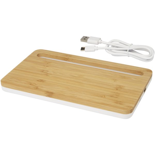 Medake 10 W bambusowa bezprzewodowa ładowarka P075235C
