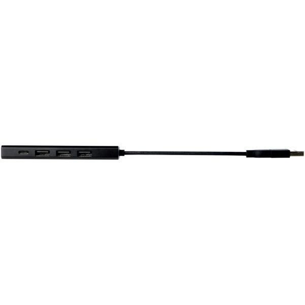 Rise hub USB 2.0 z aluminium pochodzącego z recyklingu z certyfikatem RCS P076868C