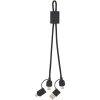 Connect kabel do szybkiego ładowania 6-w-1 o mocy 45 W z aluminium pochodzącego z recyklingu z certyfikatem RCS P076869C