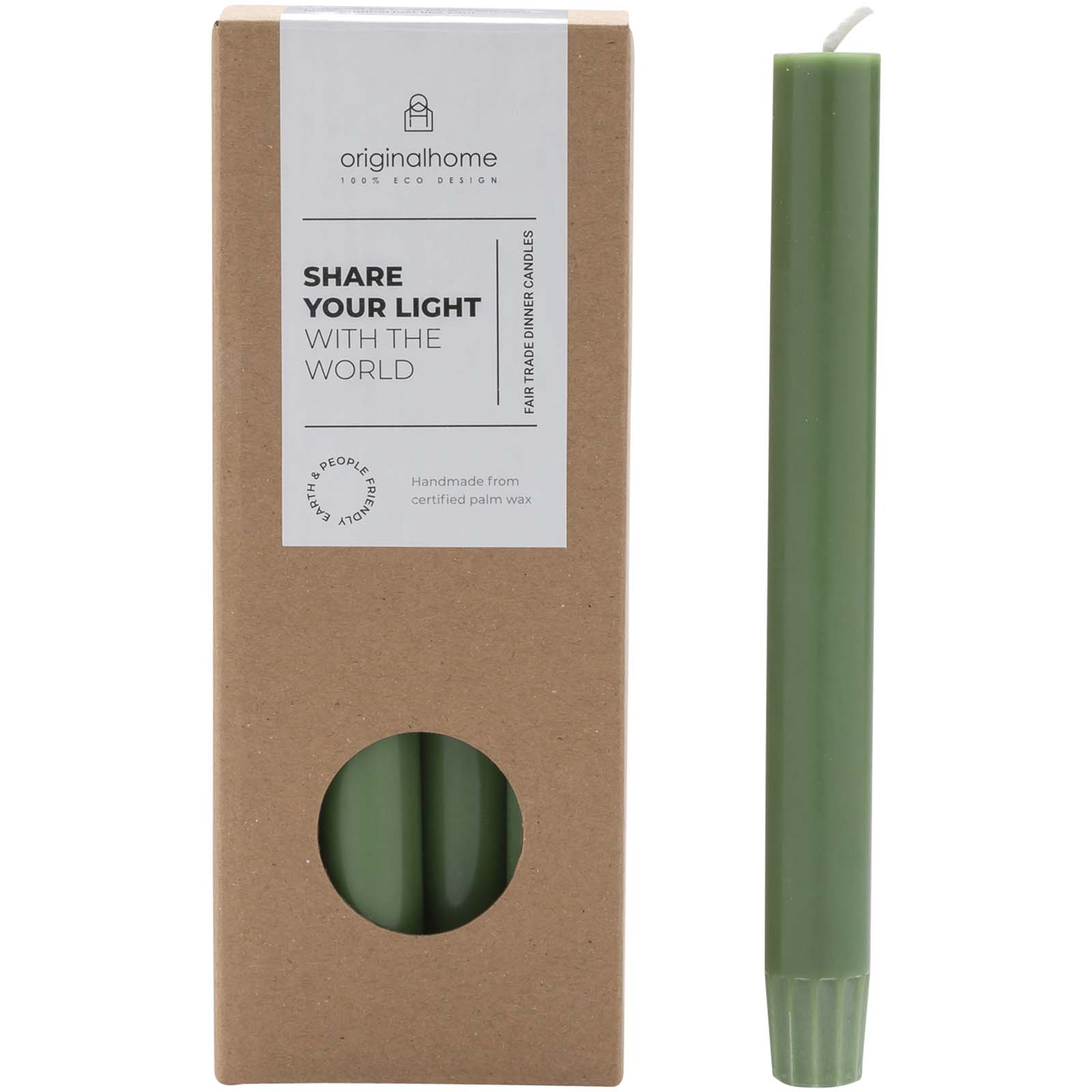 Originalhome świeca stołowa matcha P098815C PFC-12632362