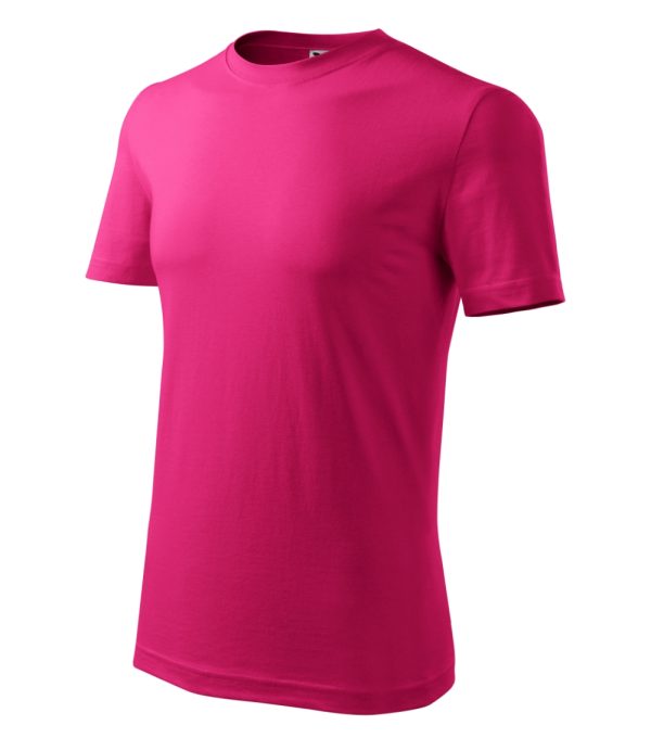Koszulka męska Classic New P022568F czerwień purpurowa