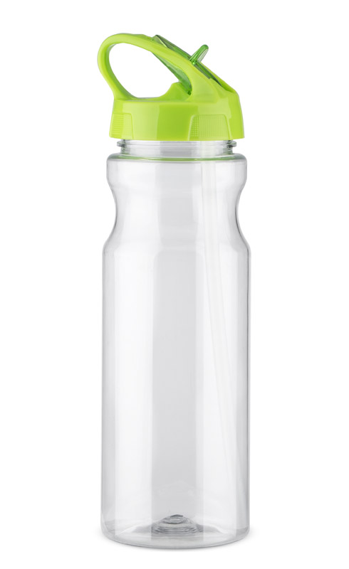 Bidon ze słomką TRANCE 700 ml P001912A zielony jasny