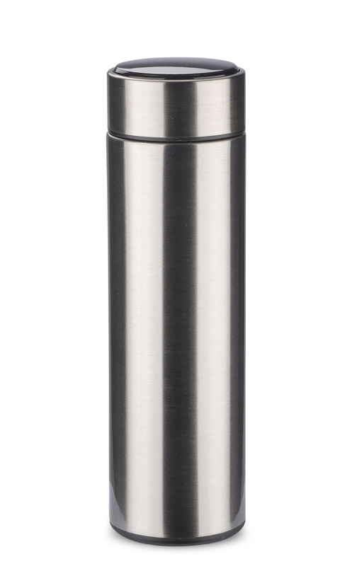 Butelka termiczna z termometrem LEDIKT 440 ml P056500A AS-16237-W