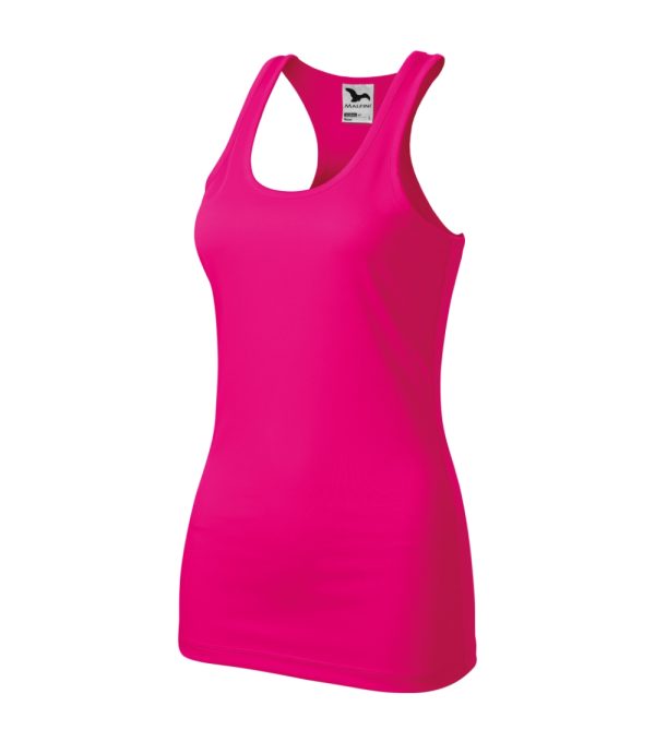Top damski Racer P028627F neon różowy