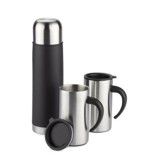 Zestaw upominkowy ACON (Termos 500 ml, 2 kubki 260 ml) P001992A AS-17499