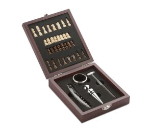 Zestaw do wina z szachami TREBB P002033A AS-17552