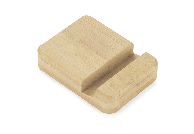 Bambusowy stojak na telefon TILE P002289A AS-17853