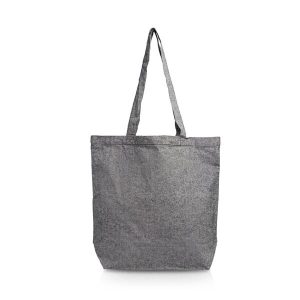 Składana torba bawełniana z recyklingu 190g/m2 / Vikbar P091140P PM-IP311152-W