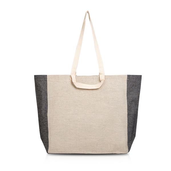 Torba bawełniana z recyklingu z dnem i bokami 190g/m2 / Rela P091142P PM-IP31115311