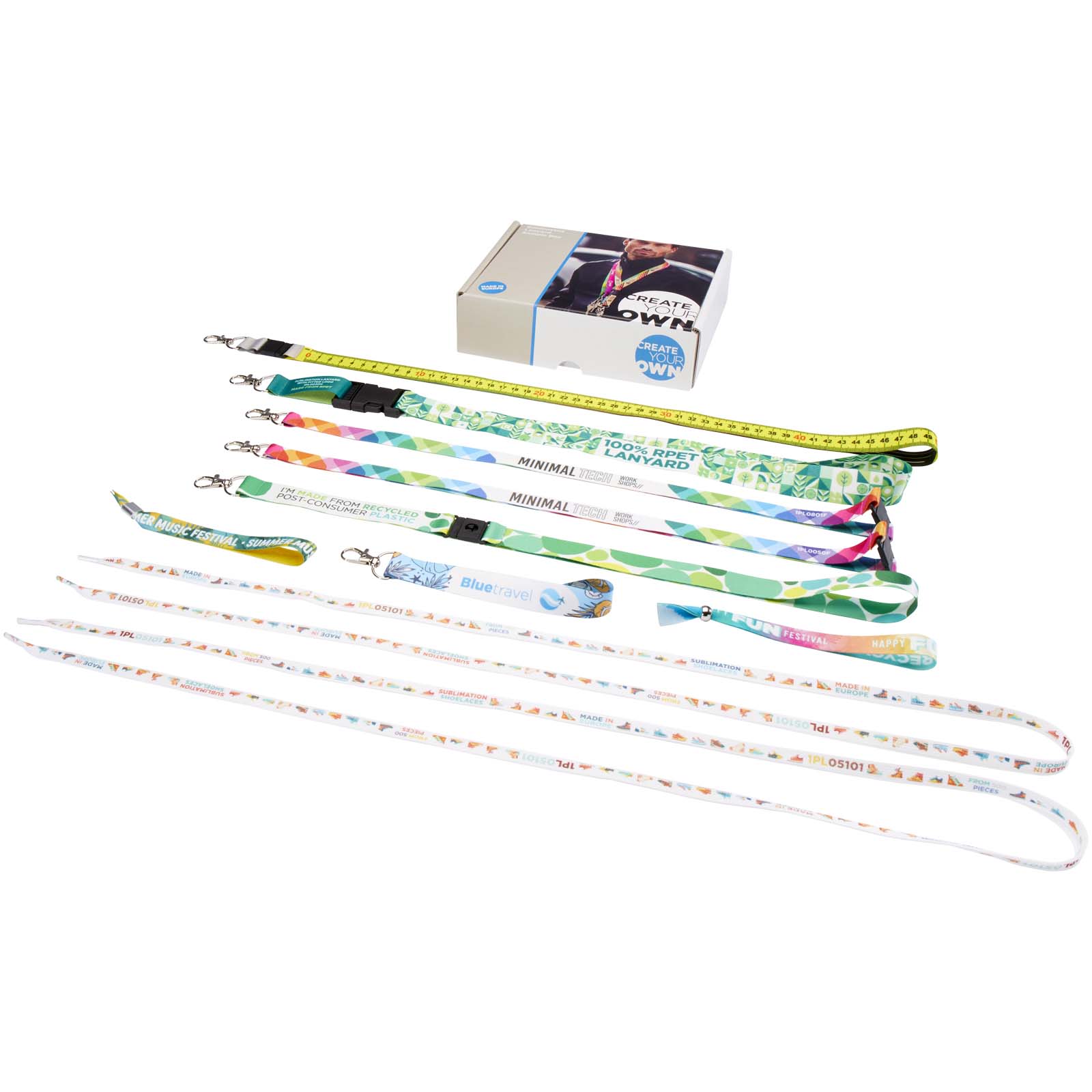 Pudełko ze smyczami z drukiem sublimacyjnym P098886C PFC-1PW01201