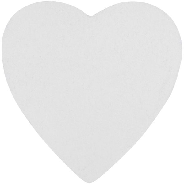Sticky-Mate® karteczki samoprzylepne z materiałów z recyklingu w kształcie serca P077213C