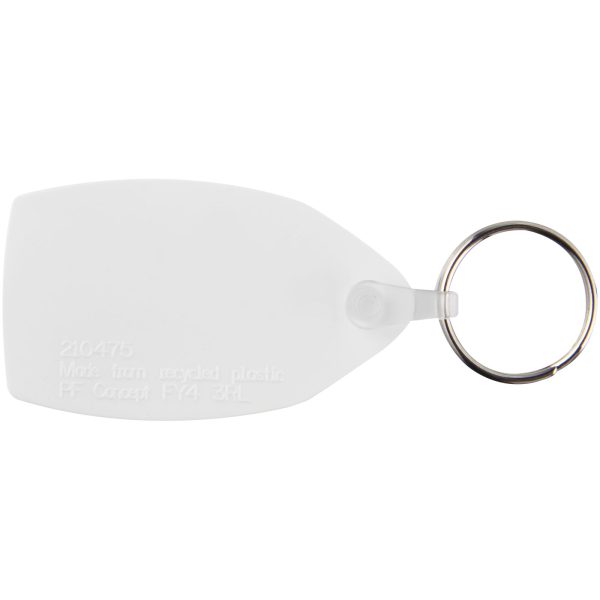 Tait łańcuch do kluczy z recyklingu w kształcie prostokąta P075799C