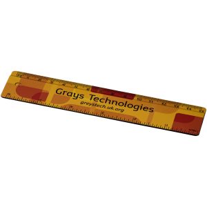 Linijka Terran o długości 15 cm w całości wykonana z tworzyw sztucznych pochodzących z recyklingu P069462C PFC-21053400