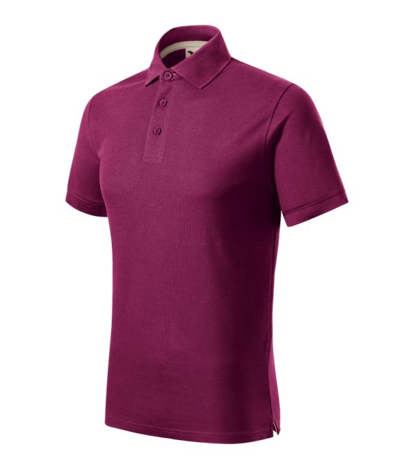 Koszulka polo męska Prime (GOTS) P084728F fuksjowy
