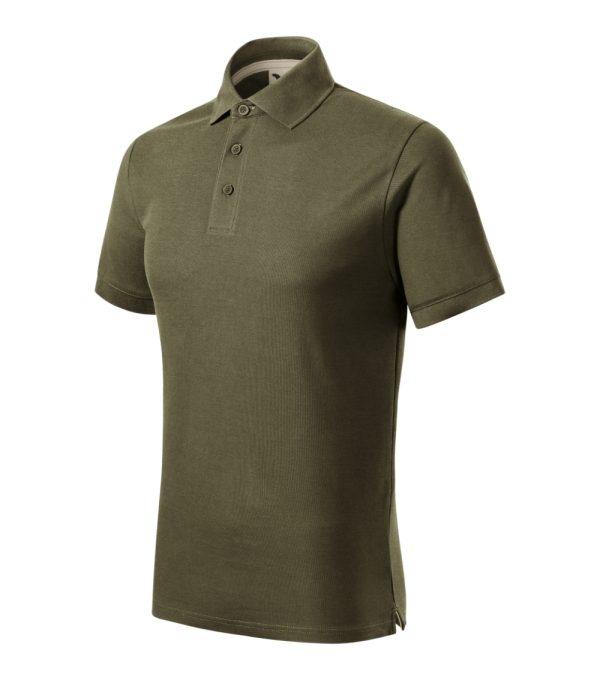 Koszulka polo męska Prime (GOTS) P084728F military
