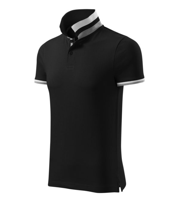 Koszulka polo męska Collar Up P025328F czarny