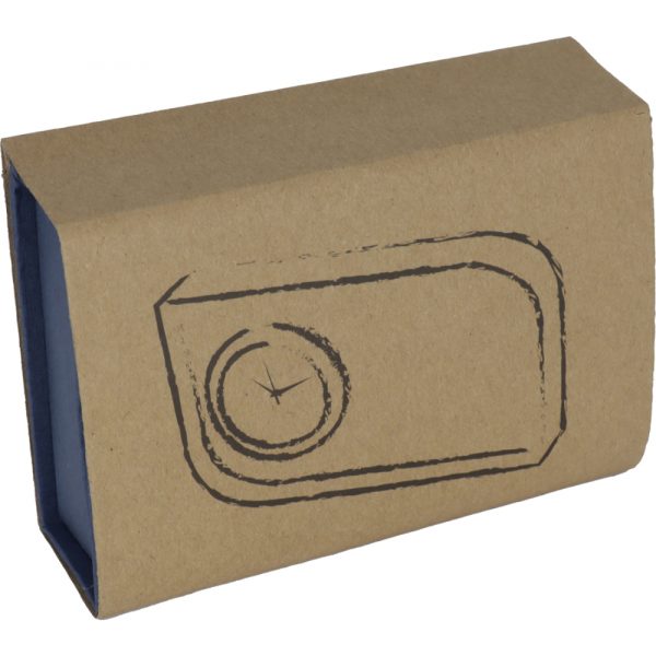 Szklany blok z zegarem P084909K