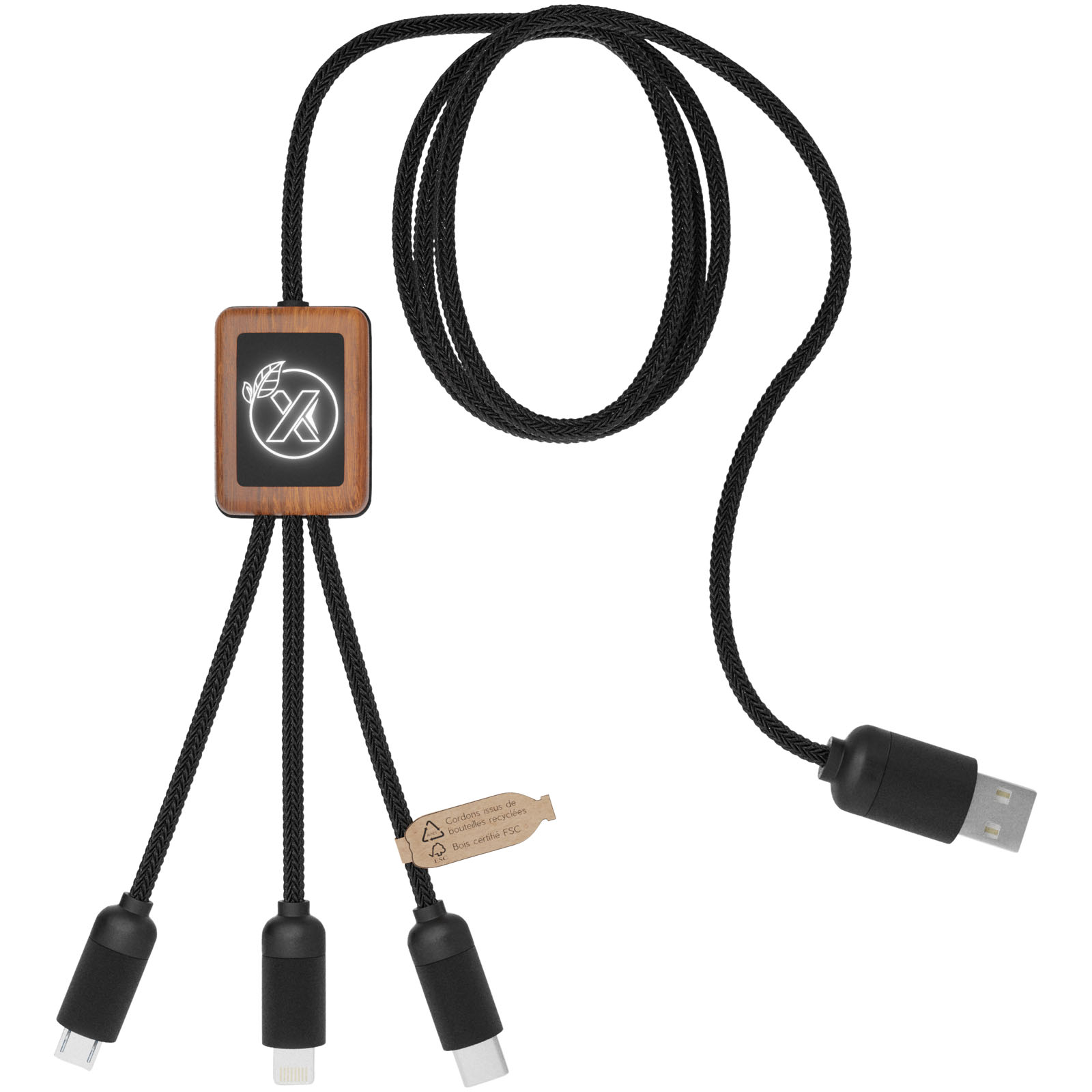 Kabel bambusowy 3 w 1 SCX.design C29 P075808C PFC-2PX05571