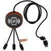 SCX.design C40 kabel ładujący z podświetlanym logo 5-w-1 rPET i z podkładką ładującą 10 W P075933C