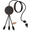 SCX.design C40 kabel ładujący z podświetlanym logo 5-w-1 rPET i z podkładką ładującą 10 W P075933C