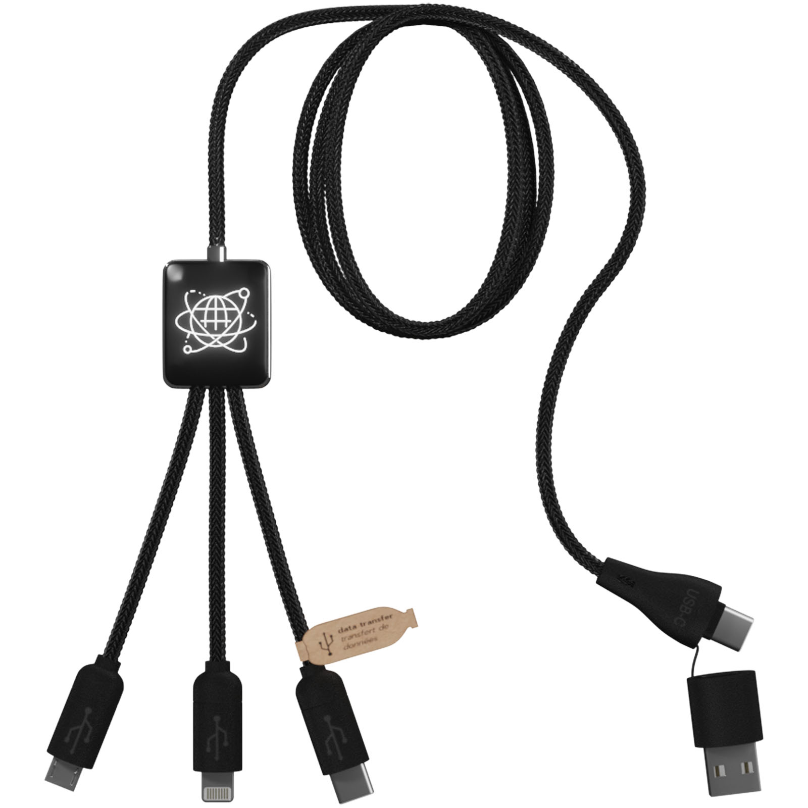 SCX.design C45 kabel 5 w 1 z tworzywa PET pochodzącego z recyklingu umożliwiający transfer danych P076777C PFC-2PX08590