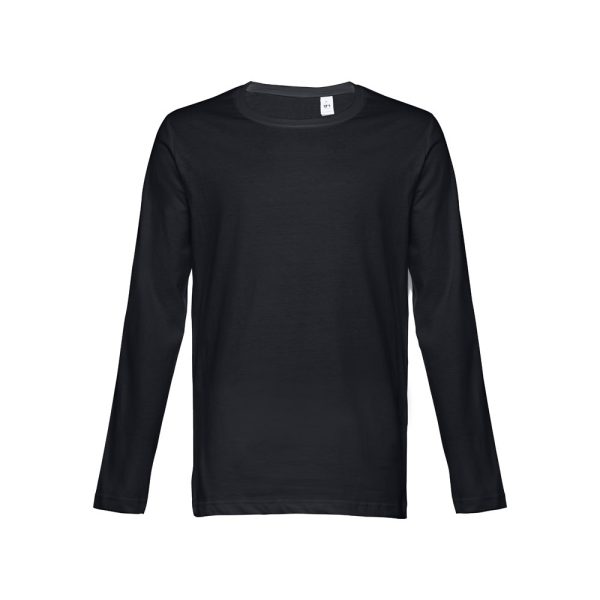 THC BUCHAREST. Męski t-shirt z długim rękawem P032750S czarny