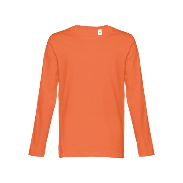 THC BUCHAREST. Męski t-shirt z długim rękawem P032750S terracotta