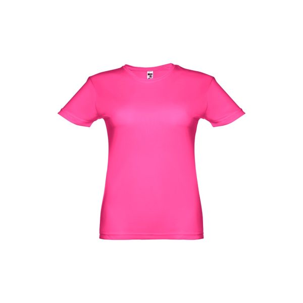 THC NICOSIA WOMEN. Damski sportowy t-shirt P032845S opalizujący różowy