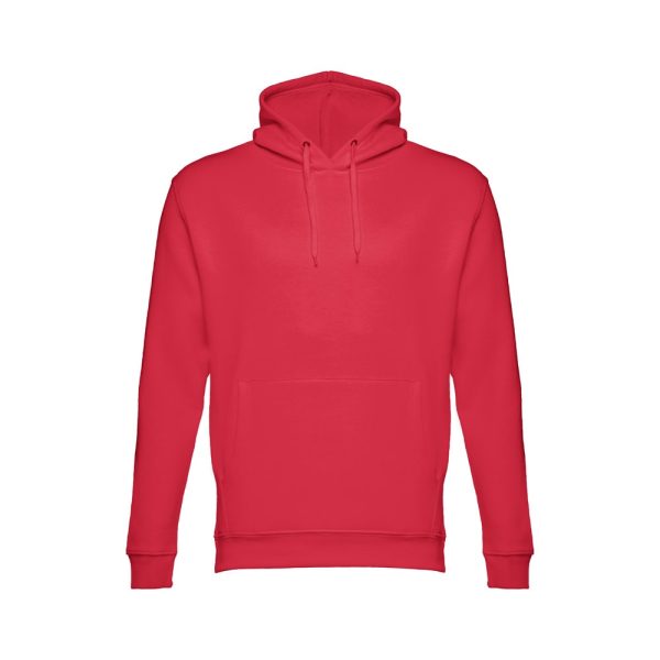THC PHOENIX. Bluza (unisex) z kapturem z bawełny i poliestru P033468S czerwony