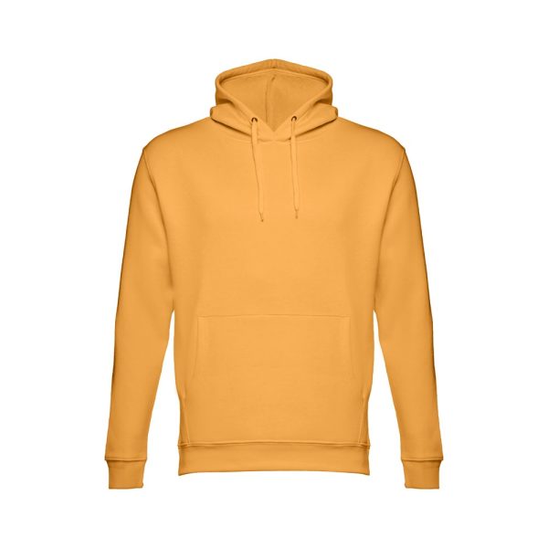 THC PHOENIX. Bluza (unisex) z kapturem z bawełny i poliestru P033468S ciemny żółty