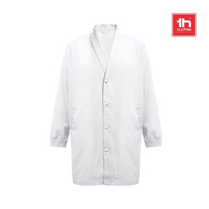 THC MINSK WH. Płaszcz roboczy z bawełny i poliestru. Kolor biały P034540S ST-30250-W