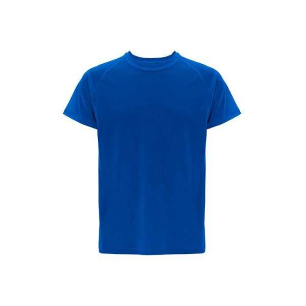 THC MOVE. T-shirt techniczny z krótkim rękawem wykonany z poliestru P046201S szafirowy
