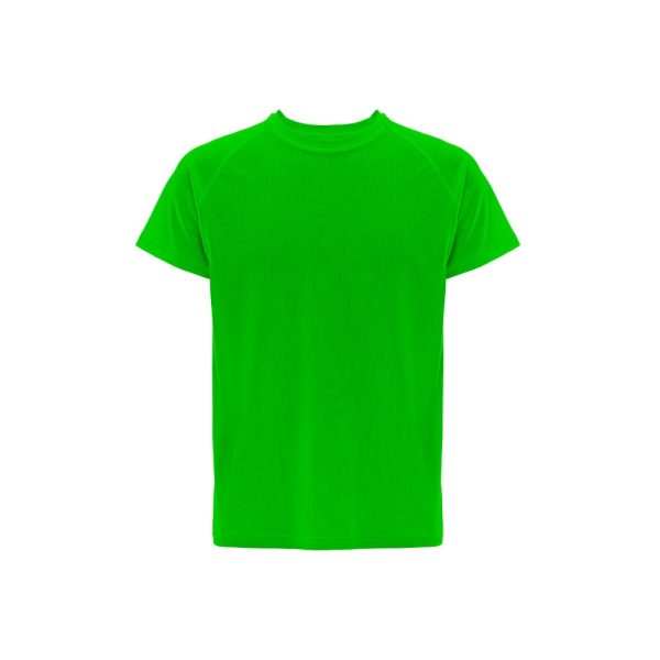 THC MOVE. T-shirt techniczny z krótkim rękawem wykonany z poliestru P046201S limonkowy zielony