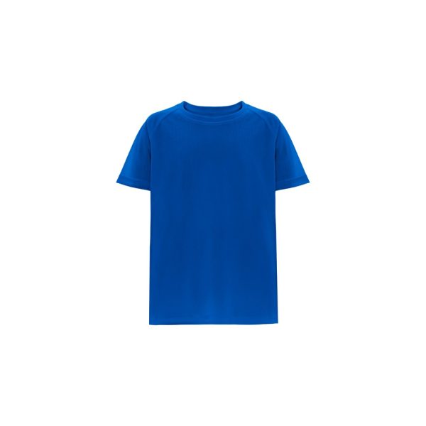THC MOVE KIDS. T-shirt poliestrowy z krótkim rękawem dla dzieci P046261S szafirowy