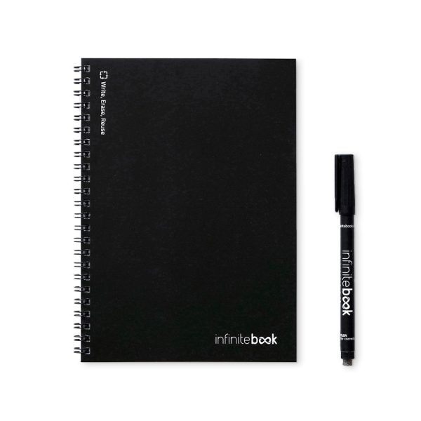 INFINITEBOOK LINED A5. Infinitebook z elastyczną okładką i 15 stronami do tablicy w linie P083909S