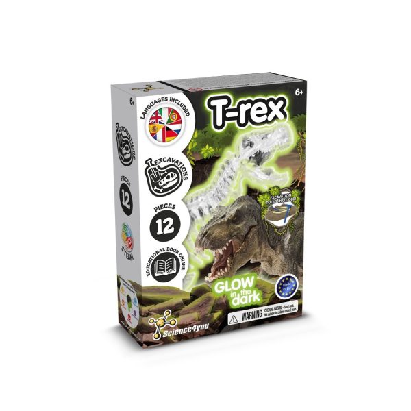 Fossil Excavation Kit II. Gra edukacyjna dostarczana z papierową torebką prezentową (90 g/m²) P066905S