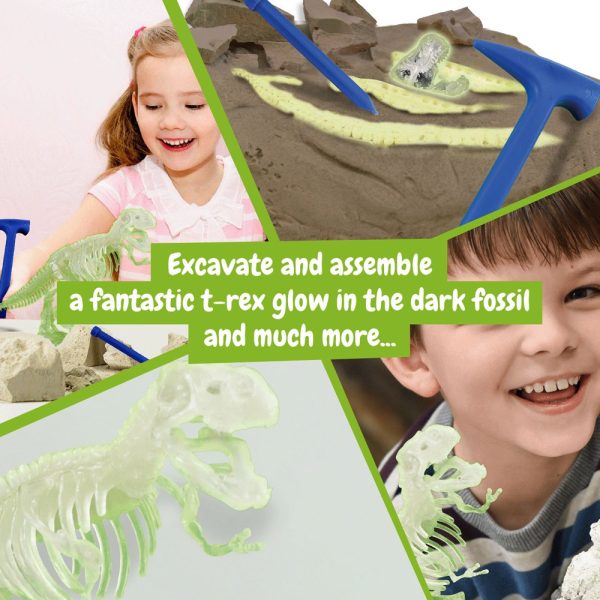 Fossil Excavation Kit II. Gra edukacyjna dostarczana z papierową torebką prezentową (90 g/m²) P066905S