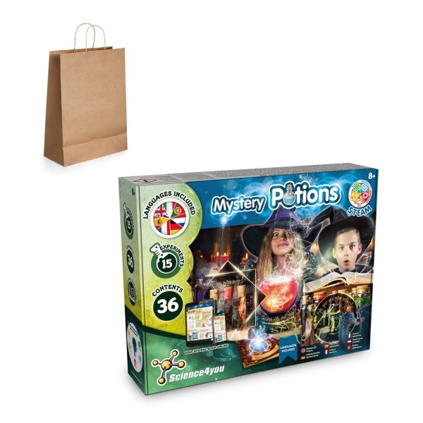 Mystery Potions Kit III. Gra edukacyjna dostarczana z papierową torebką prezentową (115 g/m²) P066954S