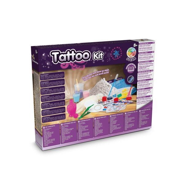Tattoo Factory Kit III. Gra edukacyjna dostarczana z papierową torebką prezentową (115 g/m²) P066957S