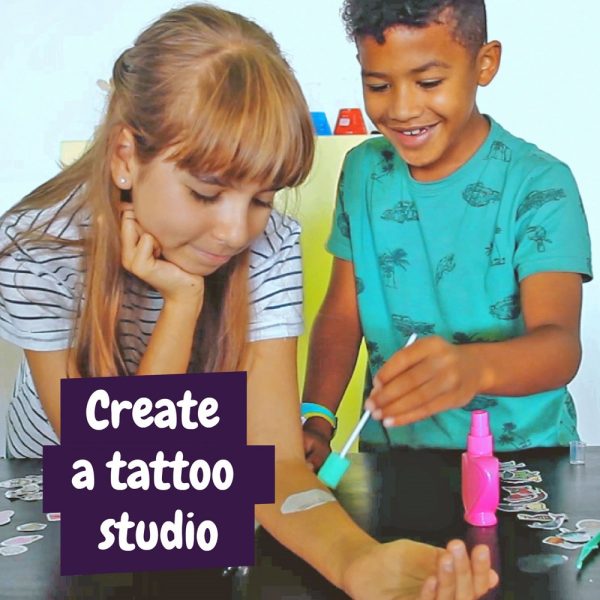 Tattoo Factory Kit III. Gra edukacyjna dostarczana z papierową torebką prezentową (115 g/m²) P066957S