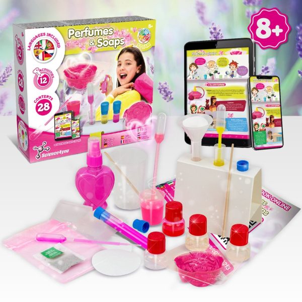 Perfume & Soap Factory Kit II. Gra edukacyjna dostarczana z papierową torebką prezentową (90 g/m²) P066982S