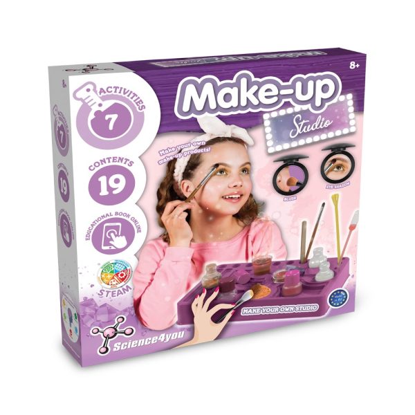 Makeup Studio Kit II. Gra edukacyjna dostarczany ze składaną torbą prezentową 190T P067005S czarny
