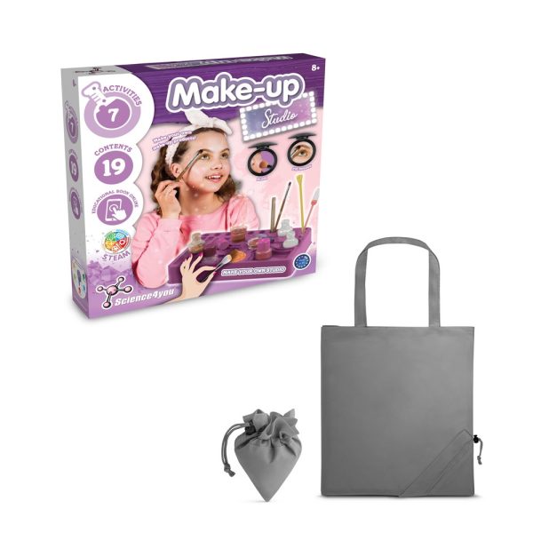 Makeup Studio Kit II. Gra edukacyjna dostarczany ze składaną torbą prezentową 190T P067005S szary