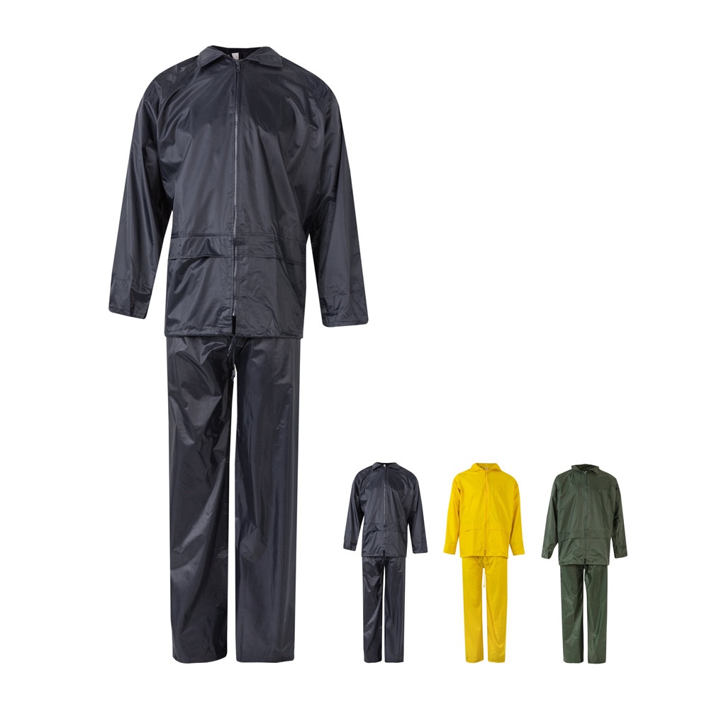 VL SEDNA. Kombinezon przeciwdeszczowy (225 g/m²), dwuczęściowy z poliestru (100%) z powłoką PVC P095859S ST-36078-W