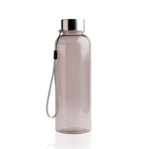 Butelka RPET 500ml, z metalową zakrętką i uchwytem P093444P PM-IP370530S-W