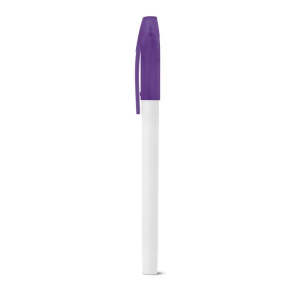 JADE. Długopis z PP z białym korpusem P034755S purpurowy