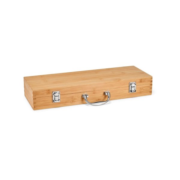 KABSA. Zestaw do grillowania dostarczany w bambusowym etui P040877S