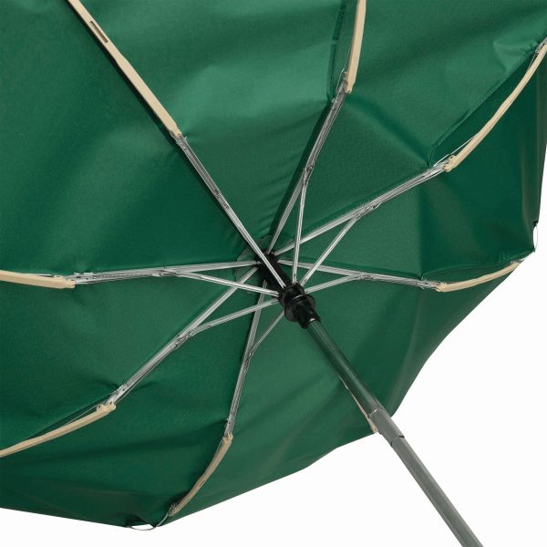 Automatyczny, wiatroodporny, kieszonkowy parasol BORA P004092I ciemnozielony